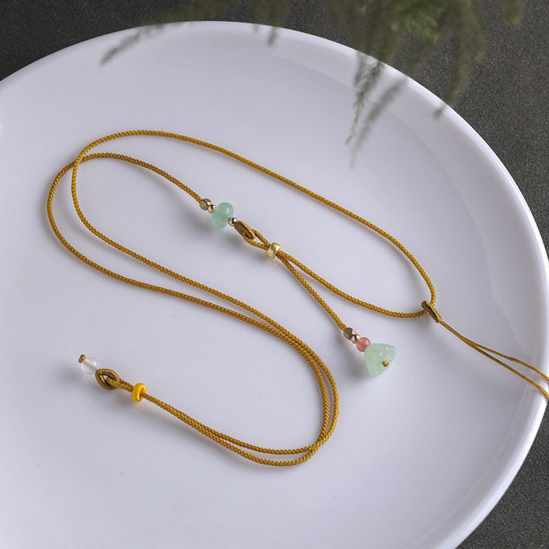 Magpie on Plum Blossom Lock Pendant, Bring Good Luck & Blessings