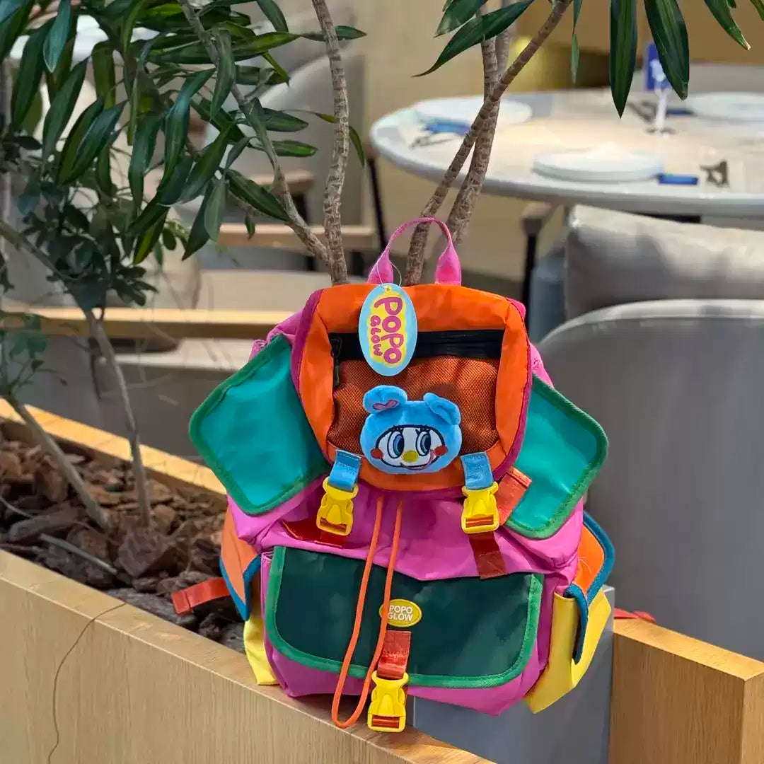 New Multi-Pocket Backpack Minimalist Large-Capacity School Bag