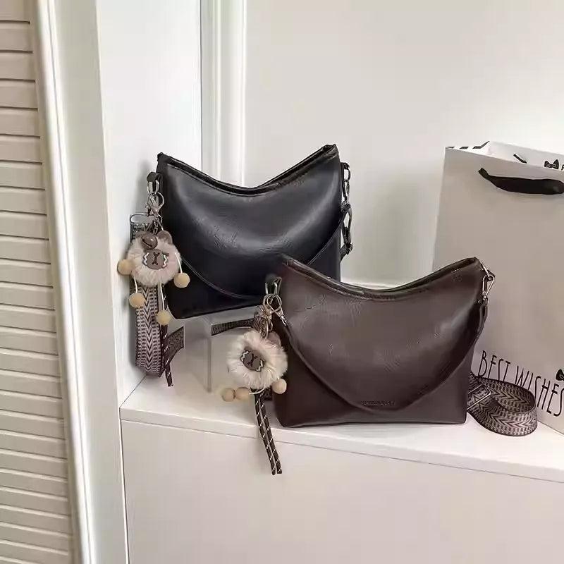 Luxury Minimalist Shoulder Tote Bag Large Capacity Commute Work Travel Tote