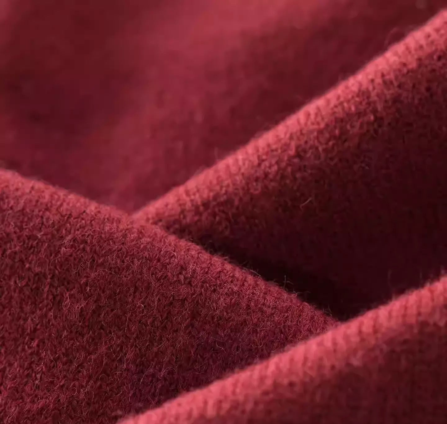 Plus Size Spring Contrast Color Lapel Bow Knot Red Knit Top