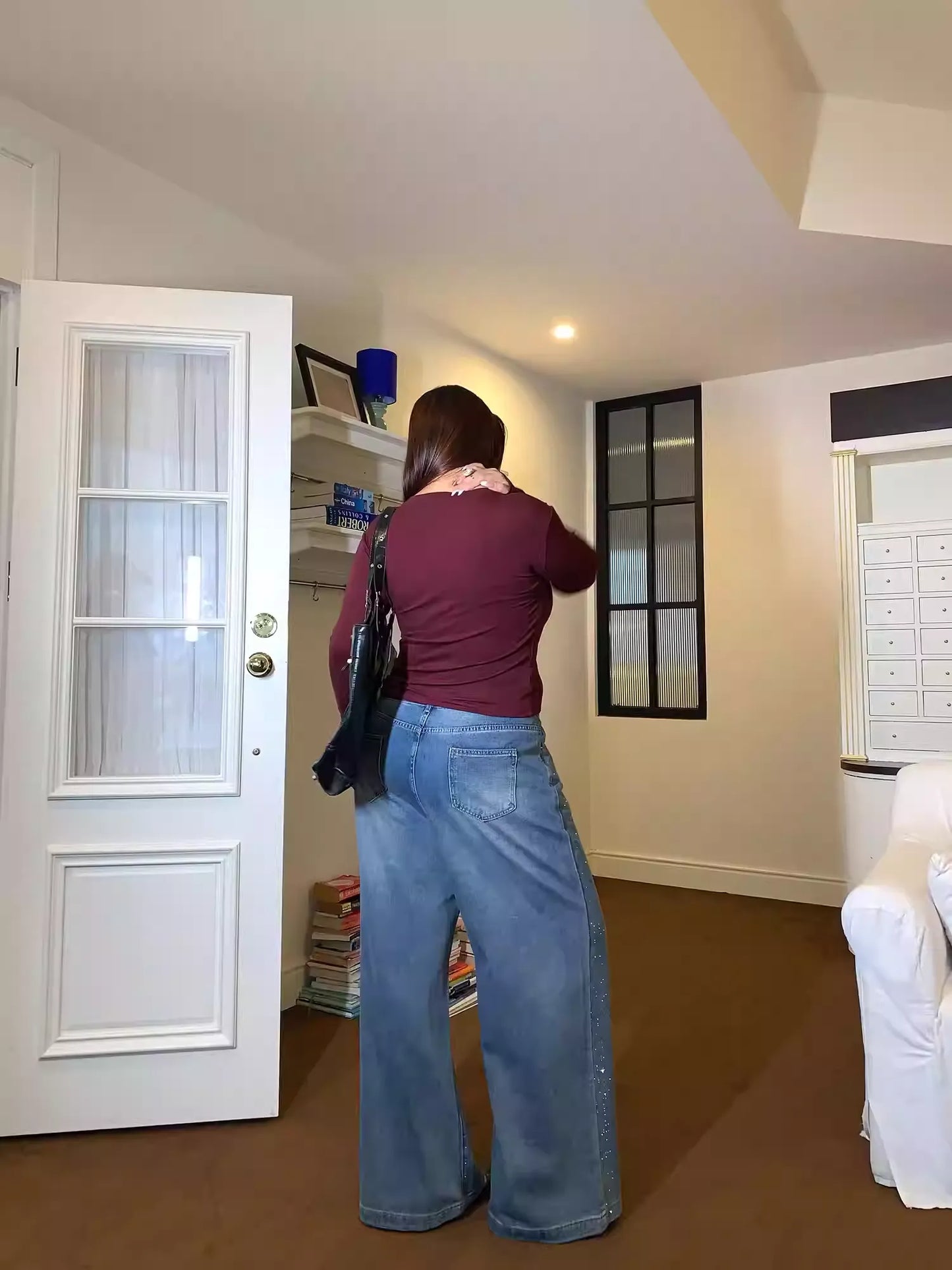 Plus Size Sparkle Rhinestone Jeans