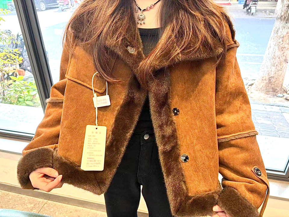 Deerskin motorcycle jacket