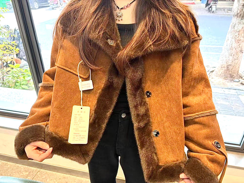 Deerskin motorcycle jacket