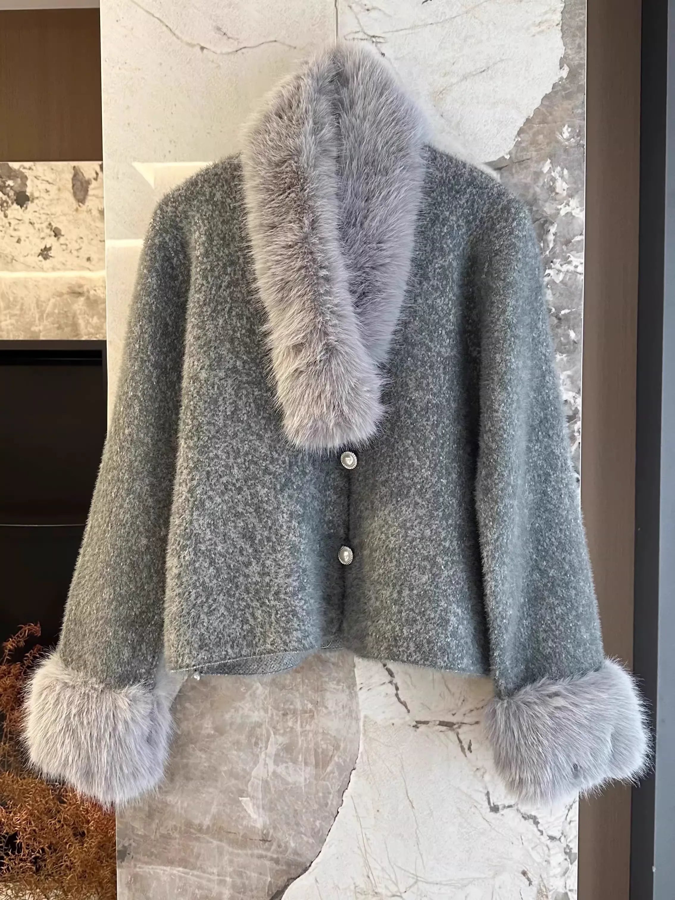 New Chinese style gentle pink elegant coat