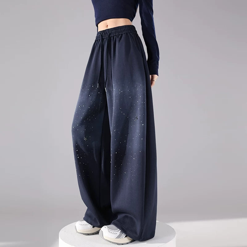 Angola Red Polka Dot Corduroy Pants for Women