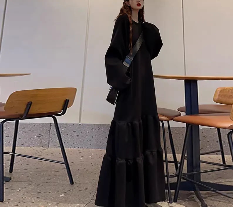 Plus Size Relaxed Fit Maxi Dress, Flattering & Tummy Hide