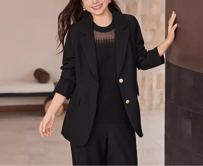 Plus Size 2026 New Spring Business Casual Stretch Blazer