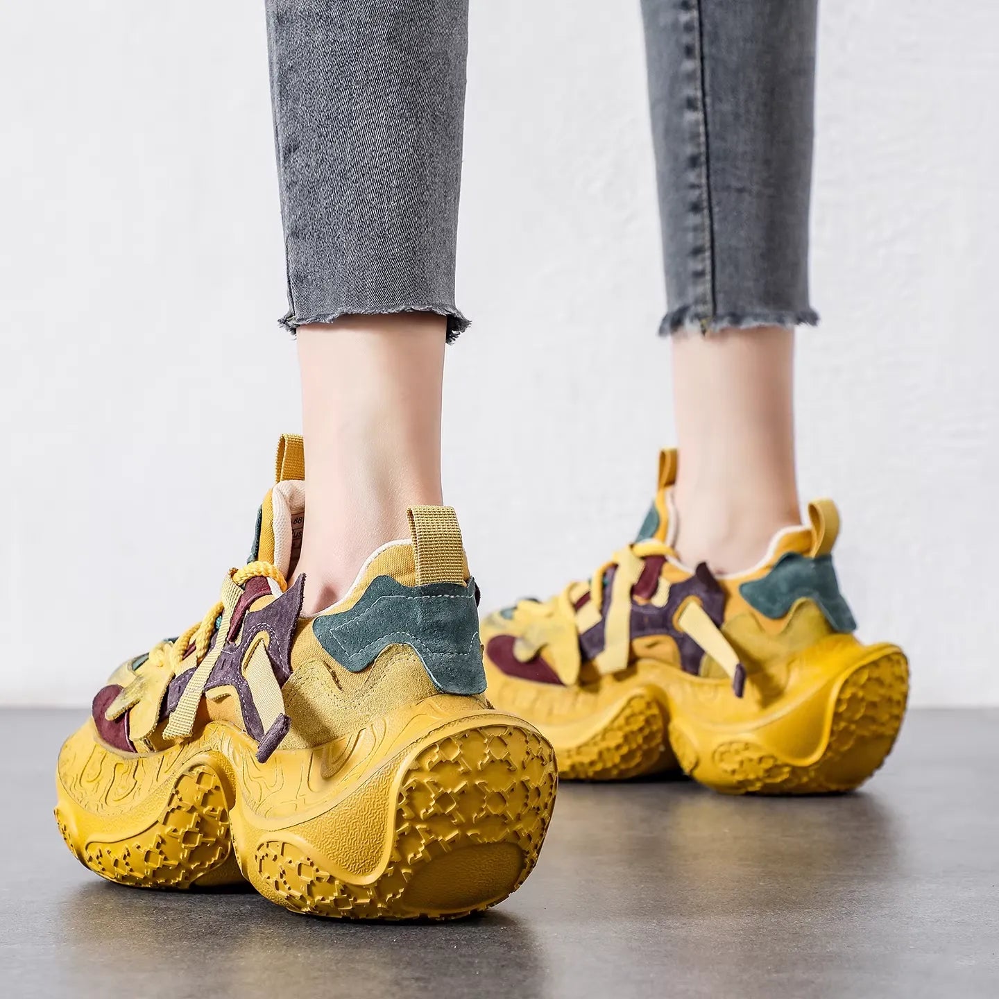 Casual Platform Height-Increasing Shoes