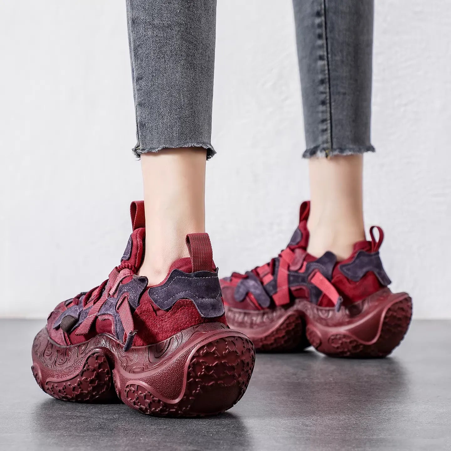 Casual Platform Height-Increasing Shoes