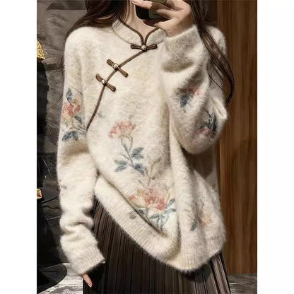 New Chinese style high-end sweater