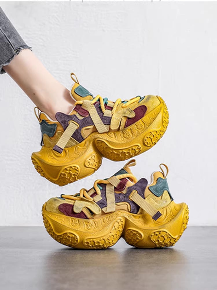 Casual Platform Height-Increasing Shoes