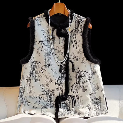 Winter Faux Mink Fur Warm Vest