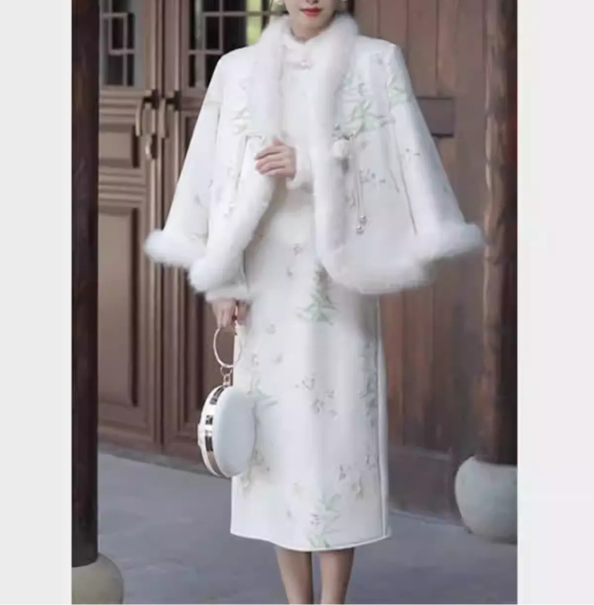 Chinese style Tang suit modified cheongsam dress