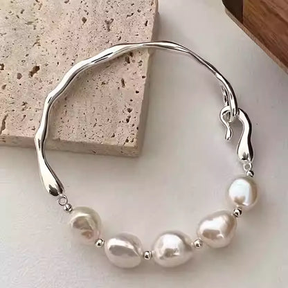 Silky Lustre Freshwater Pearl Bracelet High Shine Versatile Daily Fine Jewelry
