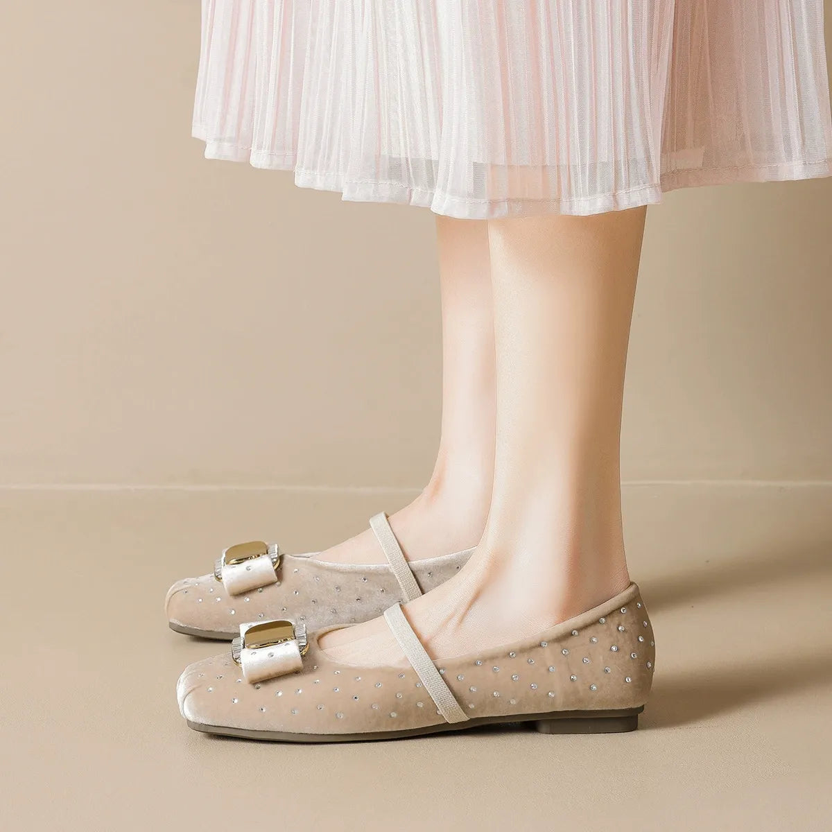 Mary Jane flat shoes