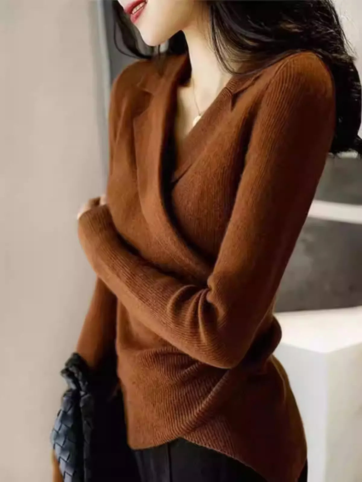 Fashion Chinese Style Frog Button Blouse Oriental Cloud Pattern Elegant Top