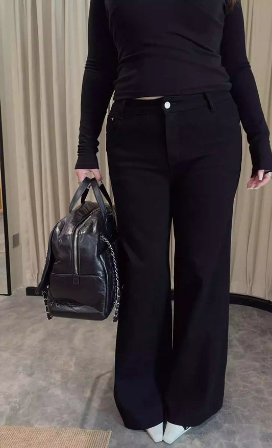 Plus Size High-Shape 4-Way Stretch Straight Jeans