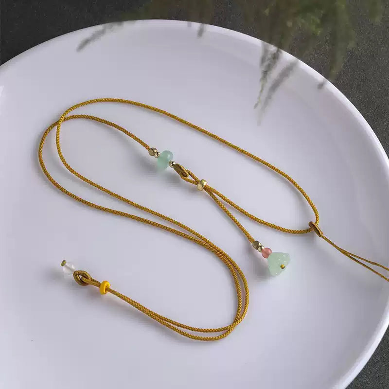 Magpie on Plum Blossom Lock Pendant, Bring Good Luck & Blessings