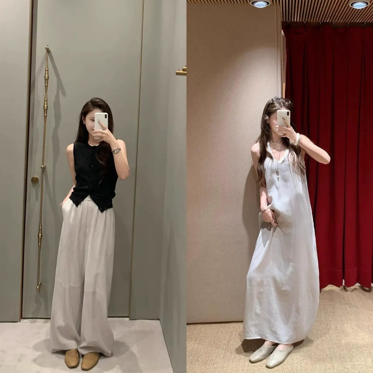 Women's Cozy Mule Slippers - Slip-On Closed-Toe Lazy Shoes for Daily Wear