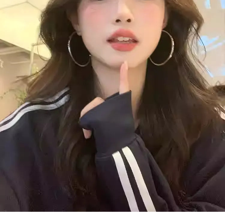 Chic Big Hoop Earrings, Versatile Face Slimming Accessory