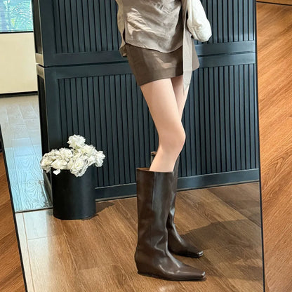 Women's Maillard Square-Toe Elevator Riding Boots