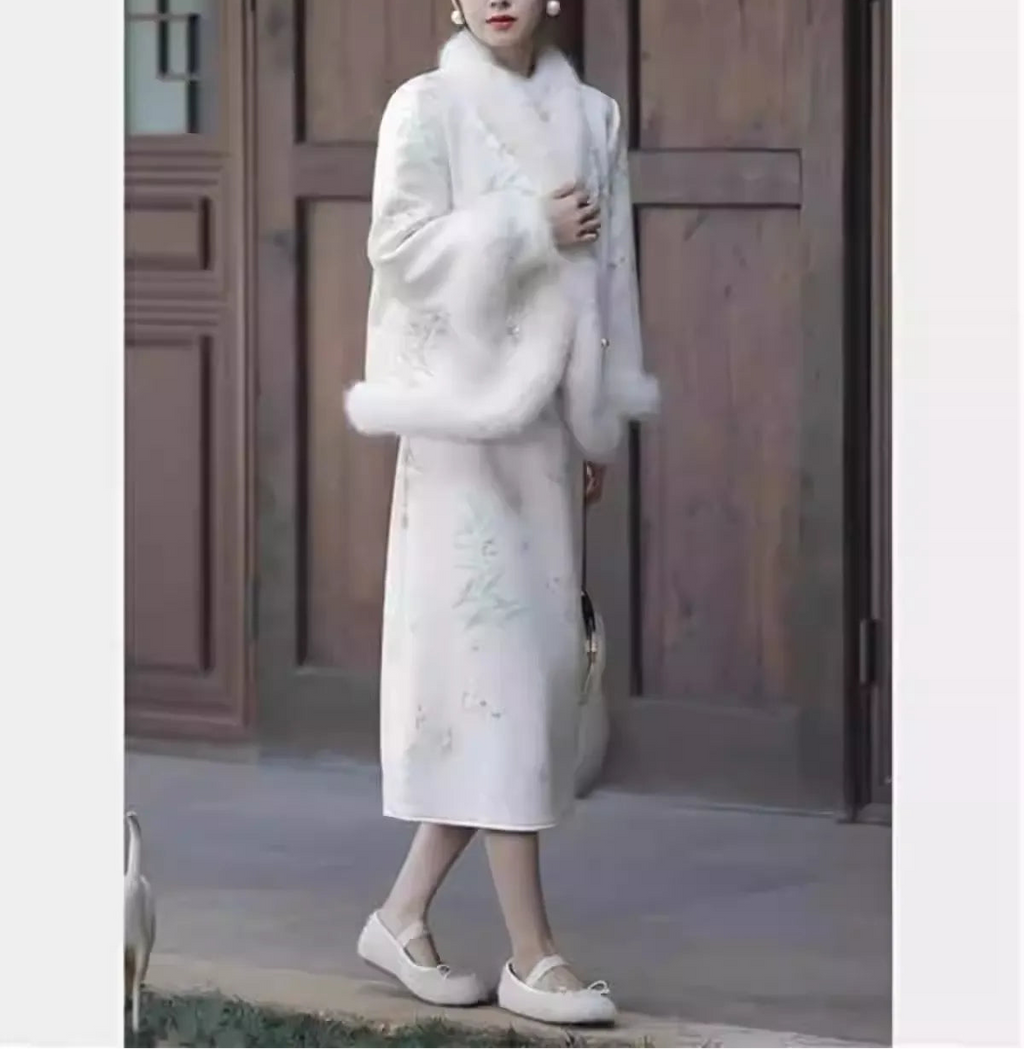 Chinese style Tang suit modified cheongsam dress