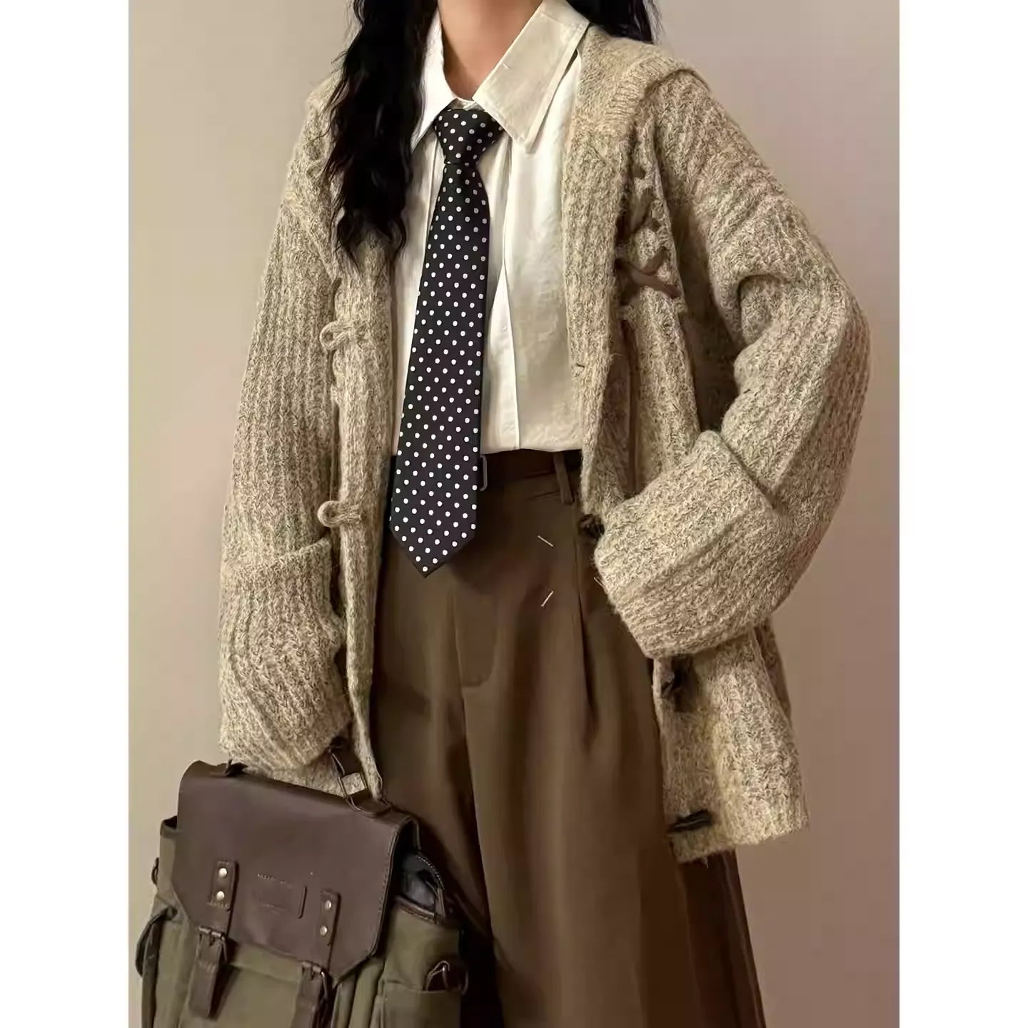 Women's Artistic Starry Sky Oil Painting Playful Print Cardigan Jacket New Arrival