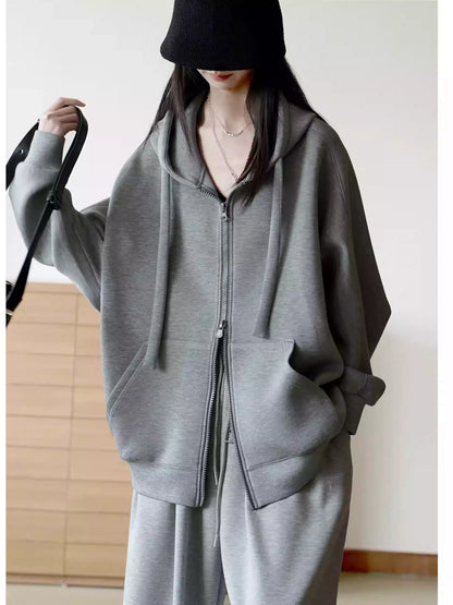 Women's Air Layer Oversized Hoodie Coat