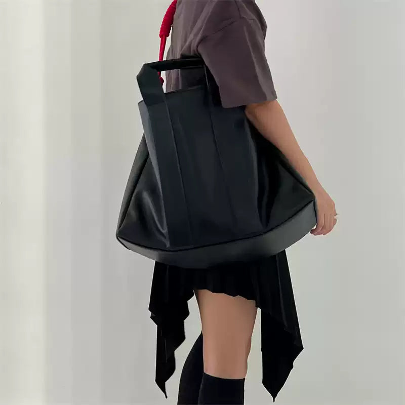 Women's Thick Braided Rope Strap Tote Bag – Spacious Versatile Everyday Bag