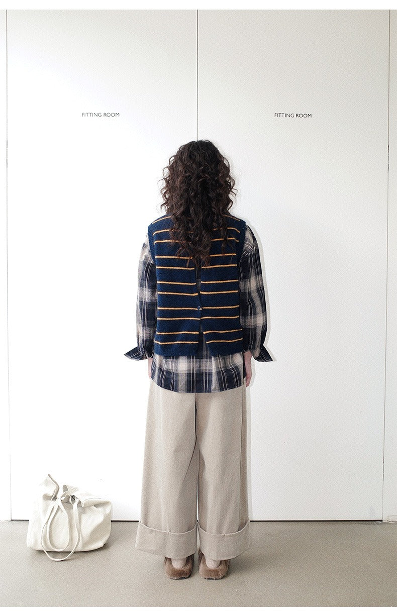 Straight Wide Leg Pants