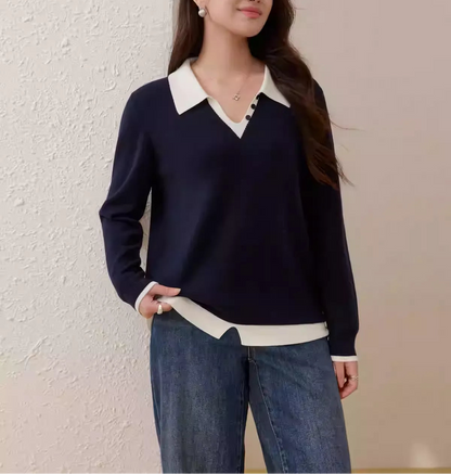 Plus Size New Versatile Knit Top