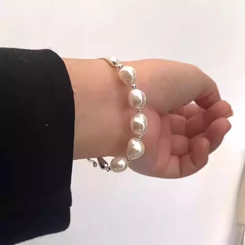 Silky Lustre Freshwater Pearl Bracelet High Shine Versatile Daily Fine Jewelry