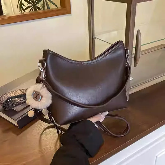 Luxury Minimalist Shoulder Tote Bag Large Capacity Commute Work Travel Tote