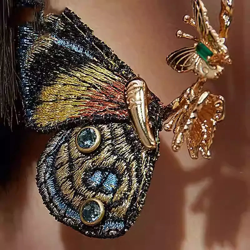 New Chinese Style Embroidered Earrings