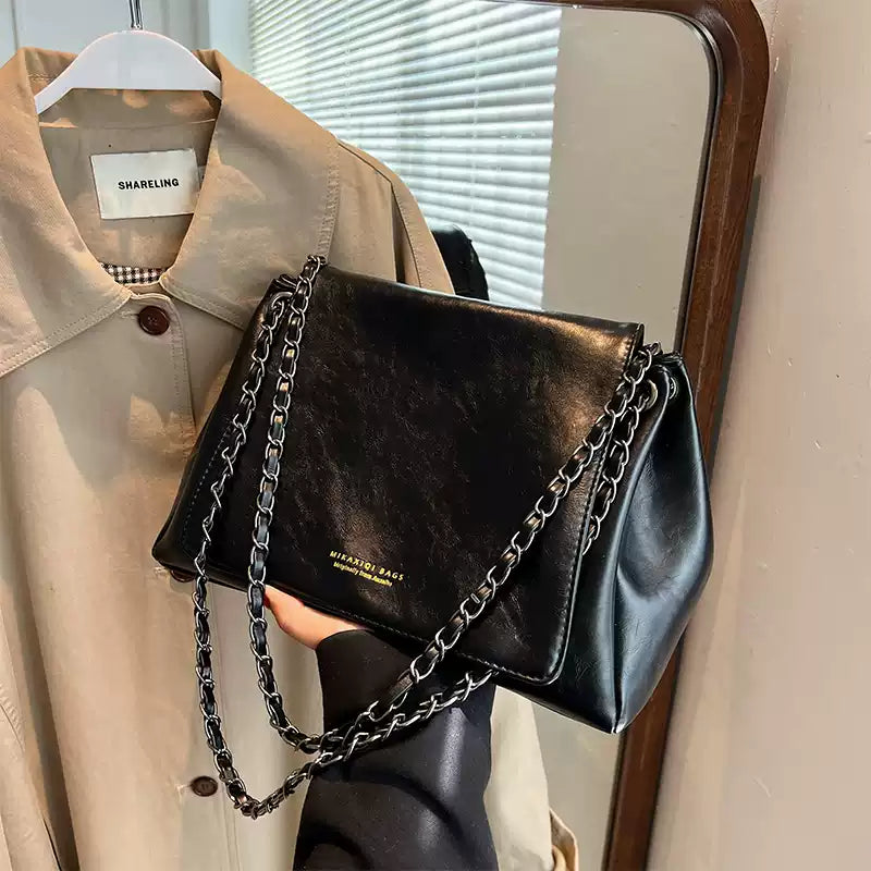 New Chain Shoulder & Crossbody Tote Bag