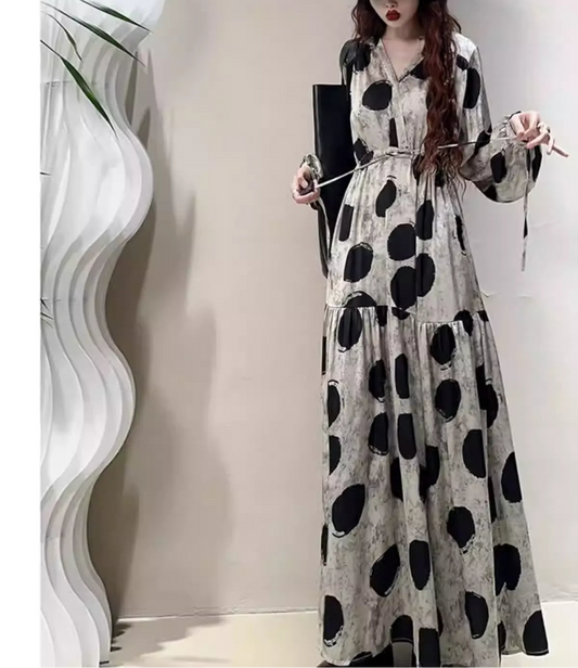 Plus Size Flattering Ankle Length Dress