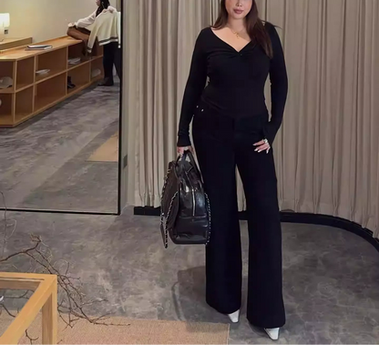 Plus Size High-Shape 4-Way Stretch Straight Jeans