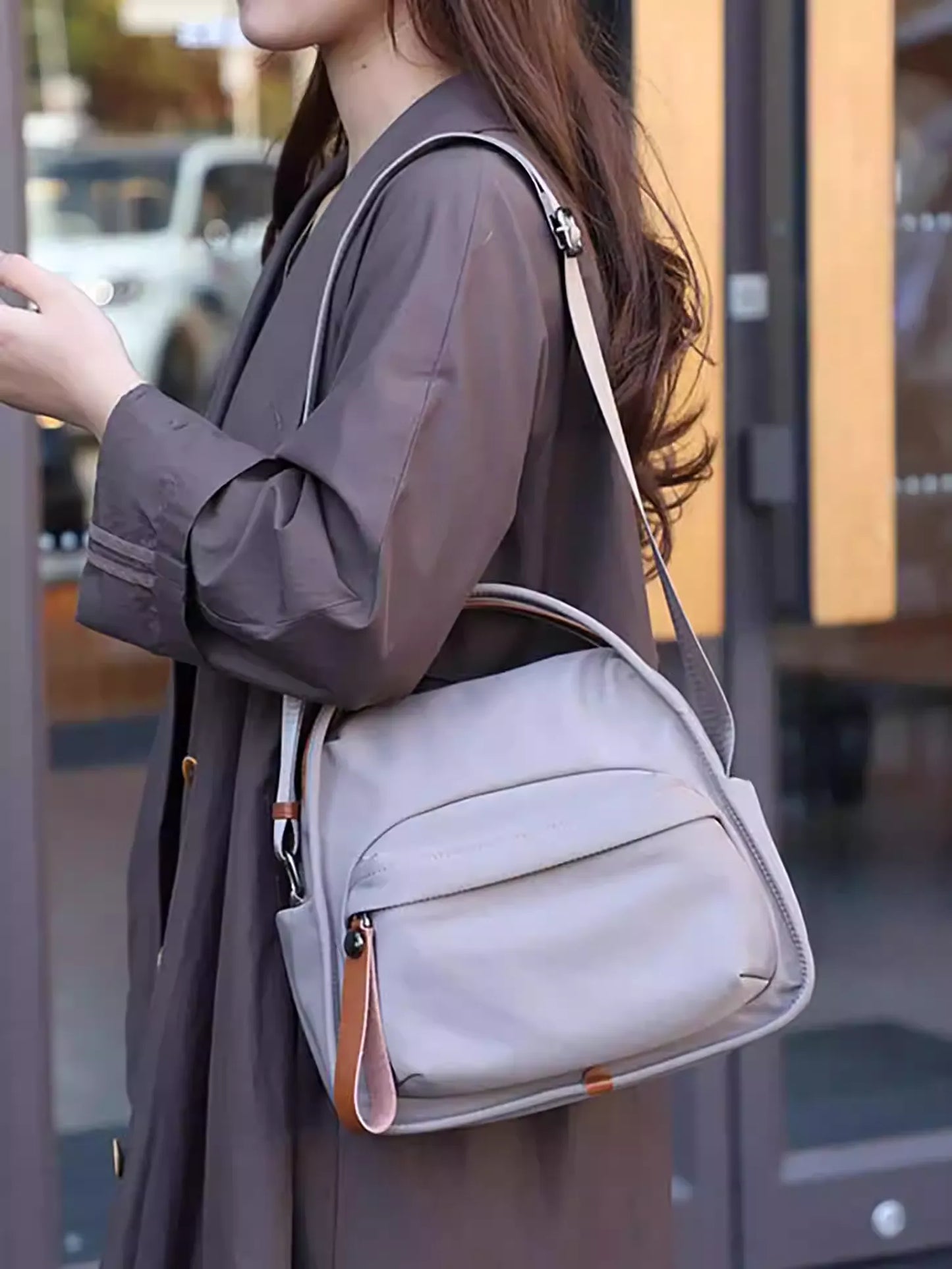 Versatile Oxford Cloth Top Handle Bag Lightweight for Daily & Travel Use