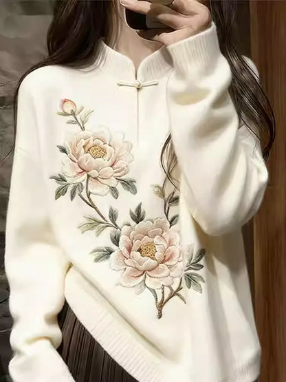 Premium Knit Top Women Trendy 2026 Hot Sweater