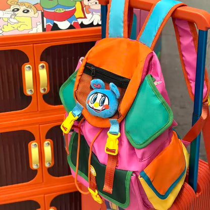 New Multi-Pocket Backpack  Minimalist Large-Capacity School Bag