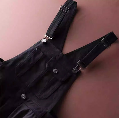 Boho Chic Denim Suspender Skirt with Tulle