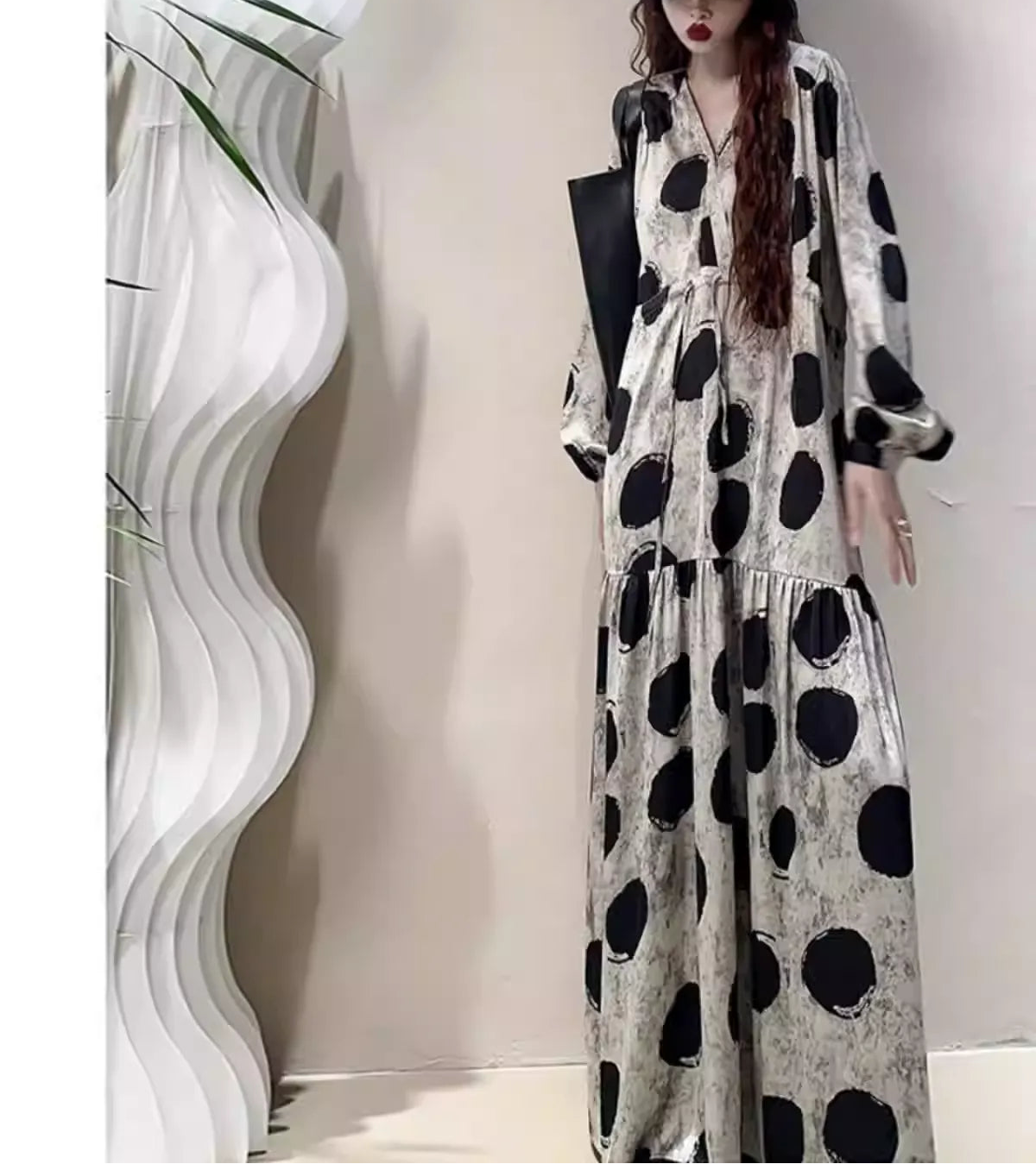 Plus Size Flattering Ankle Length Dress