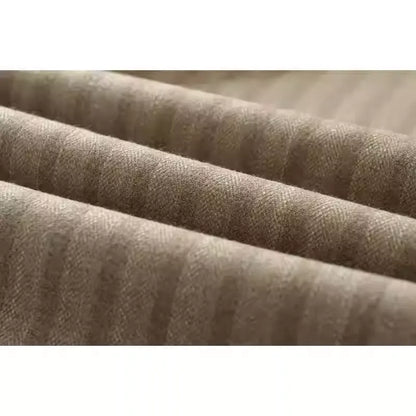 Plus Size American Style Low Waist Striped Wide Leg Pants