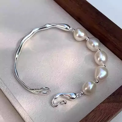 Silky Lustre Freshwater Pearl Bracelet High Shine Versatile Daily Fine Jewelry