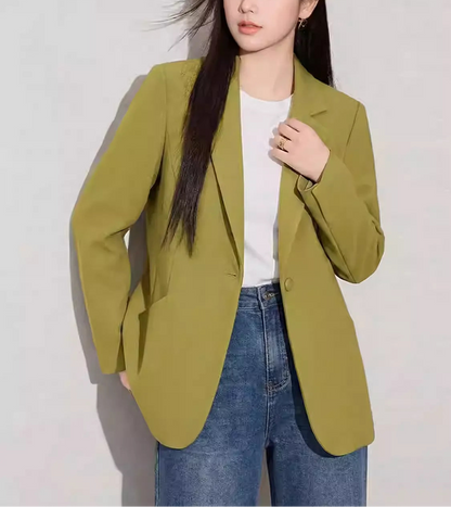 Plus Size 2026 New Spring Business Casual Stretch Blazer