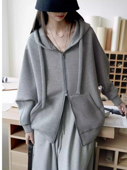 Women's Air Layer Oversized Hoodie Coat