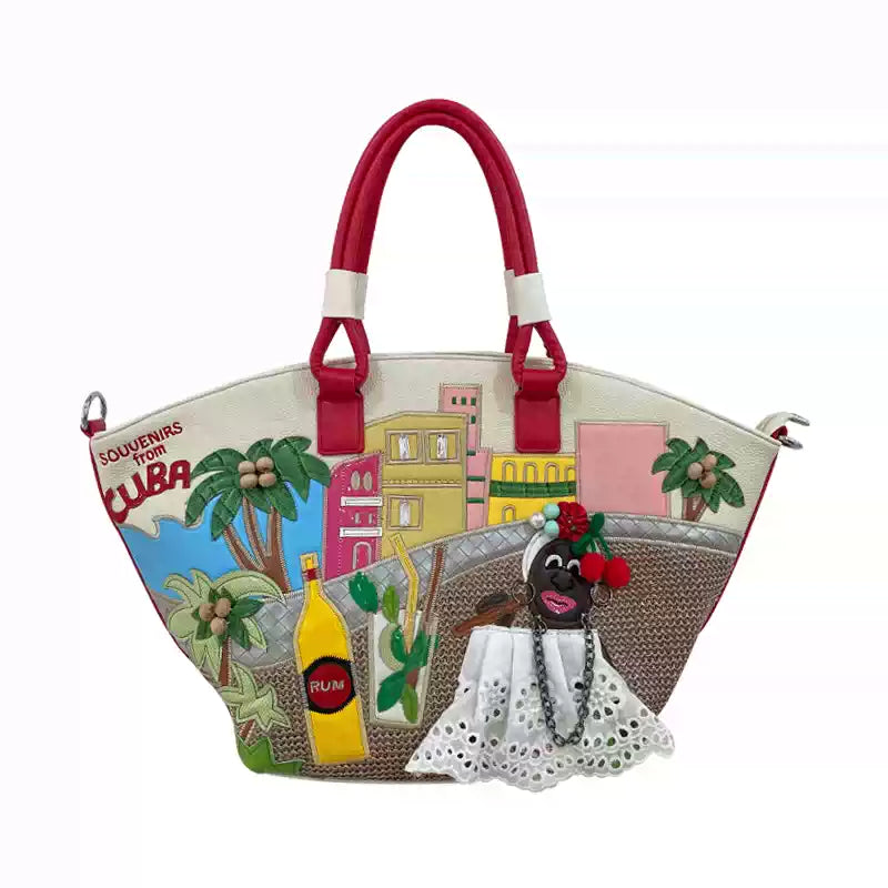 Embroidery Vacation Ethnic Style Large-Capacity Travel Bag