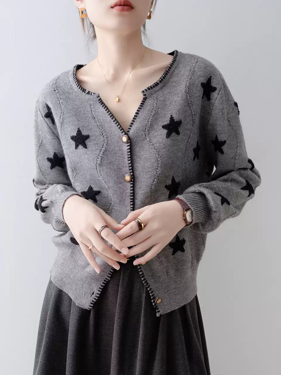 Women's New Arrival Lazy Style Knit Sweater - Versatile