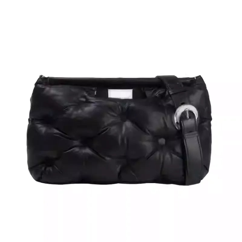 Cloud-Like Space Down Pillow Bag Super Soft Puffy Daily Shoulder Bag