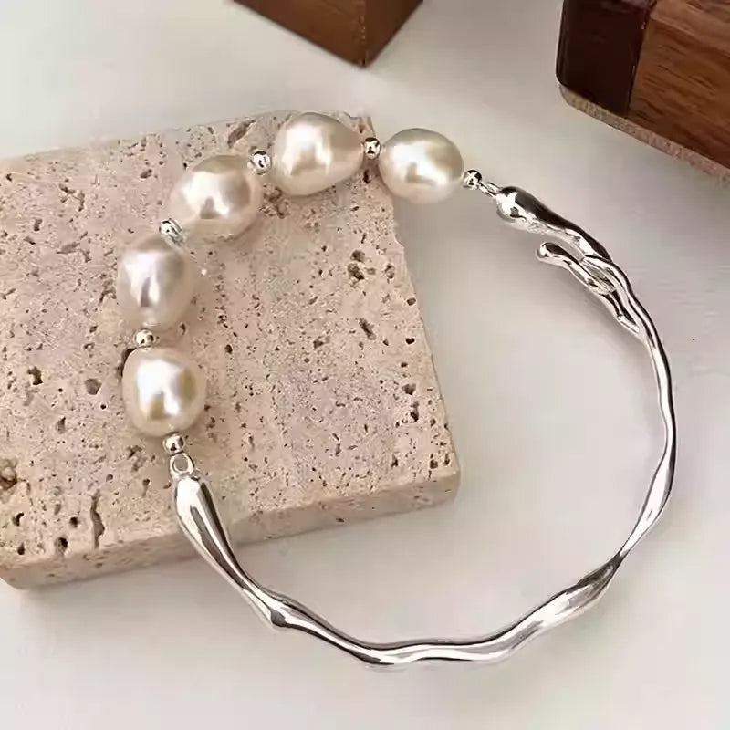 Silky Lustre Freshwater Pearl Bracelet High Shine Versatile Daily Fine Jewelry